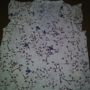 H&M short sleeve blouse